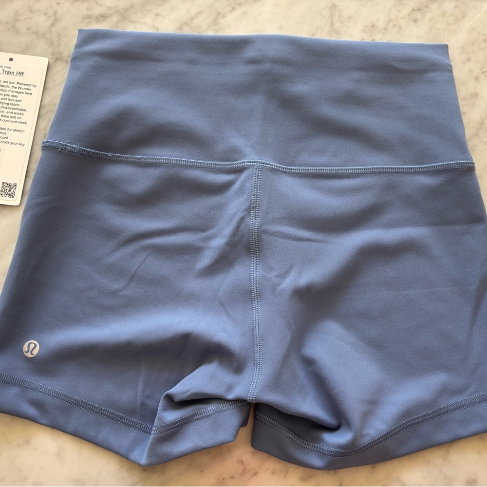 Lululemon Wunder Train Short 4” Oasis Blue Size 8